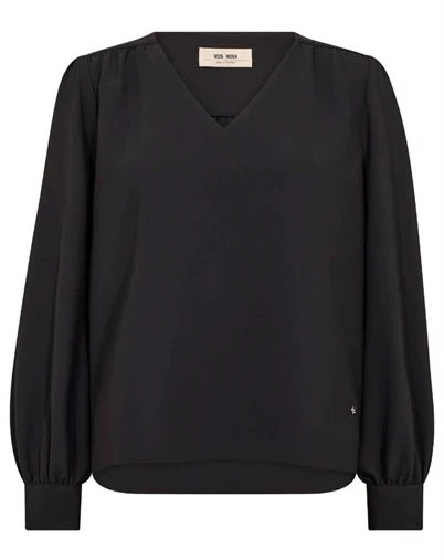 Mos Mosh - MMKylie Miley Bluse - Black